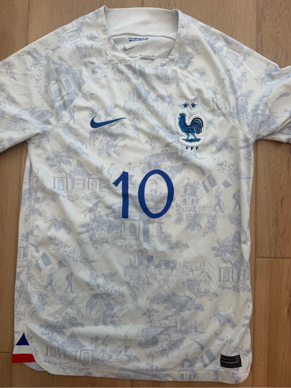 Men’s White Nike France Soccer Jersey - #10Mbappe